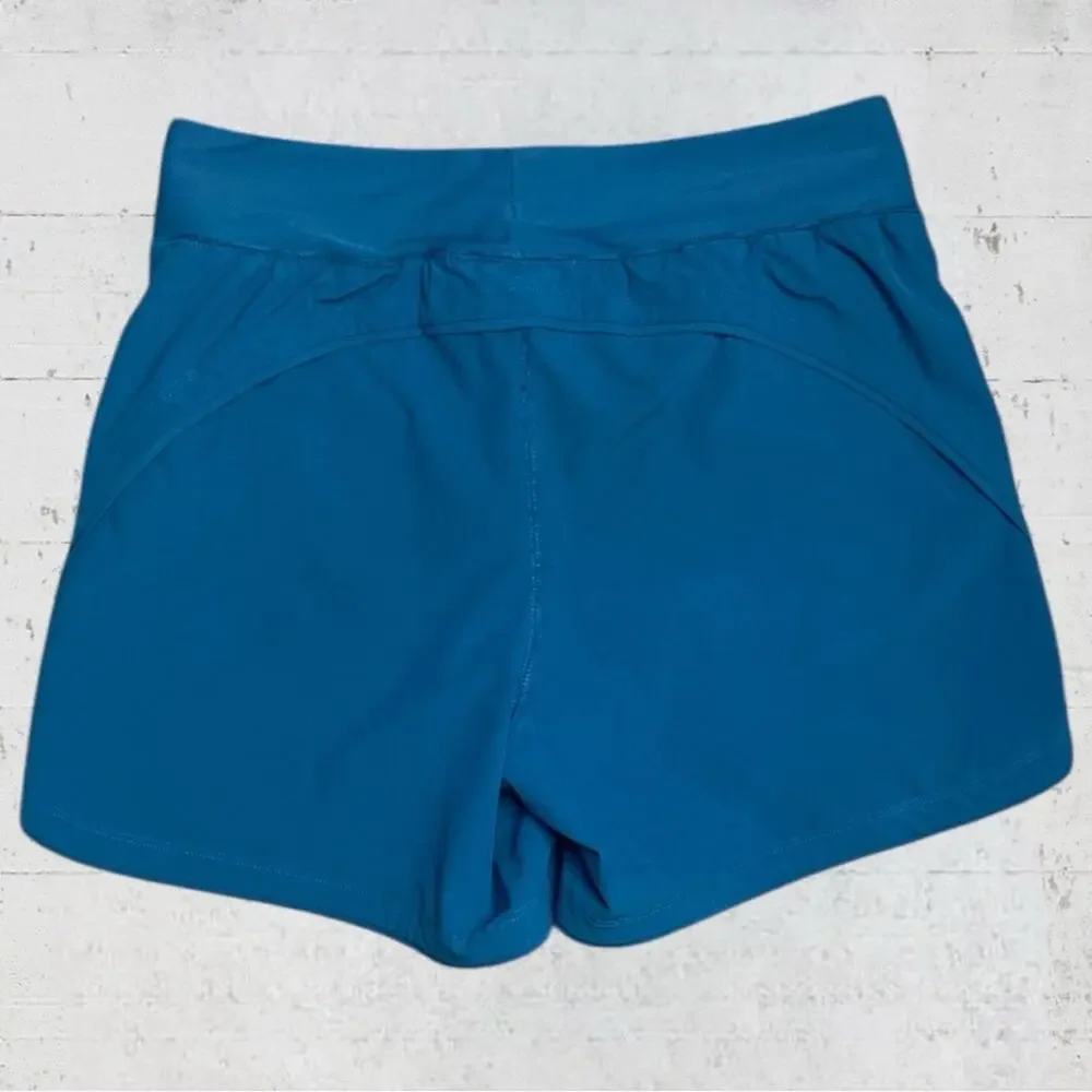 Lands’ End Quick Dry Swim Short With Lining Teal Size 2 Modest Beach